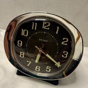 Vintage Westclox Big Ben Wind Up Alarm Hurricane Tick Clock Style 8 Works! USA